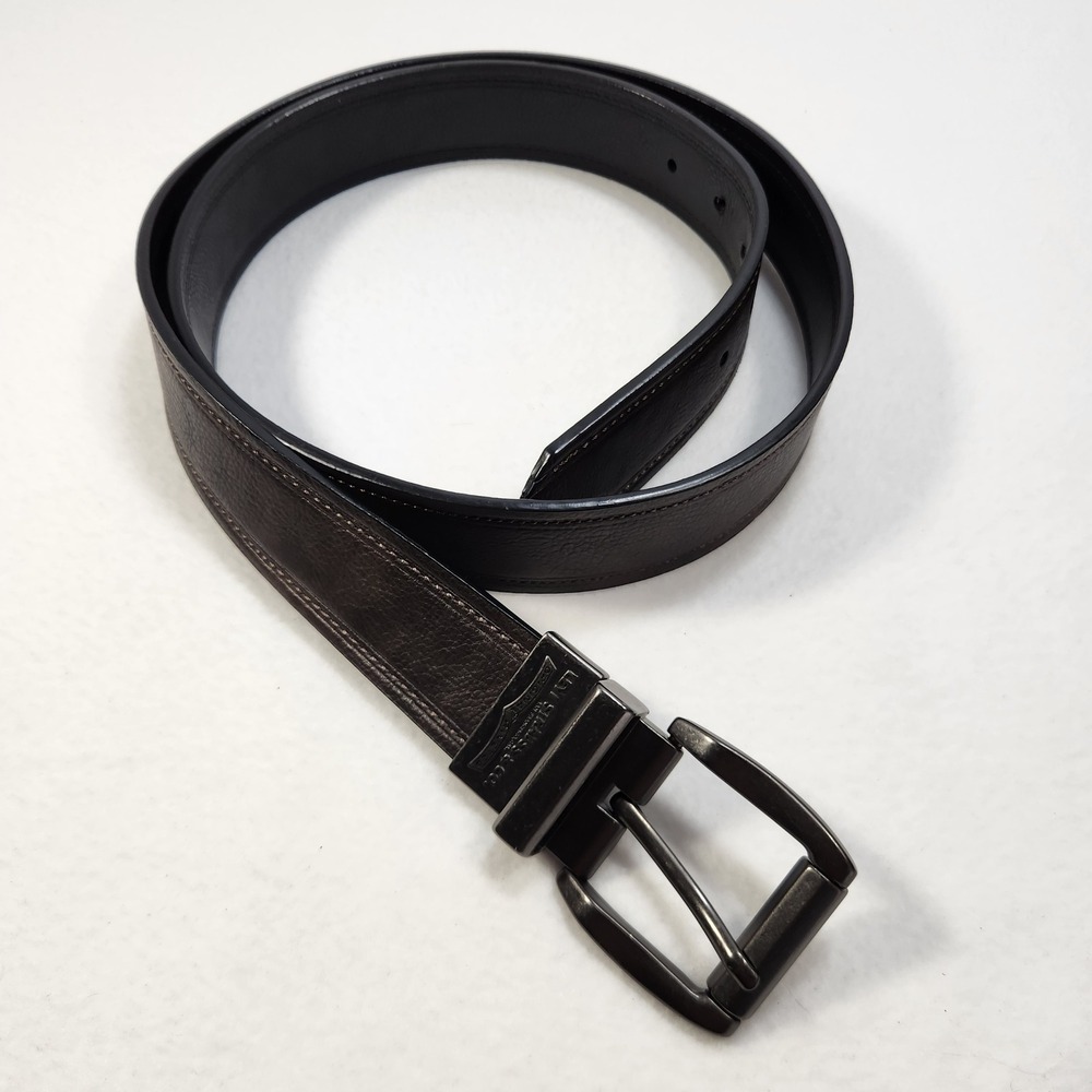 Levi's Strauss Co. Genuine Brown Leather Belt Mens 44 Western Classic Workwear